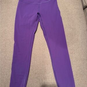 Lululemon Wunder Under Atomic Purple sz 6 Active Leggings